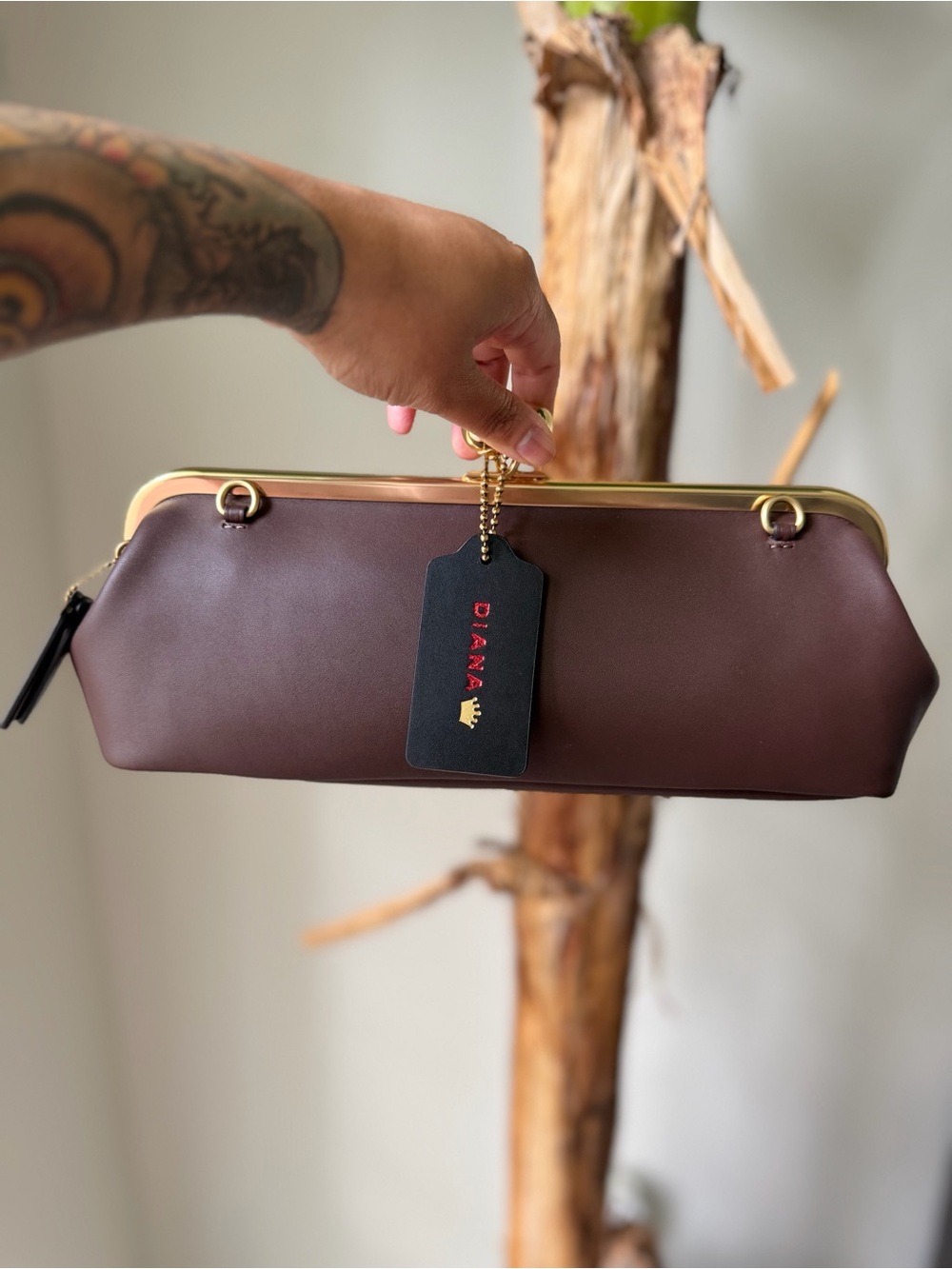 Coach Runway Kisslock 30 In Maple